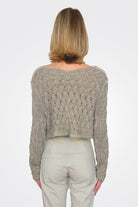 Cropped Mini Cardigan - Hay Cloud by Rundholz — alternate view