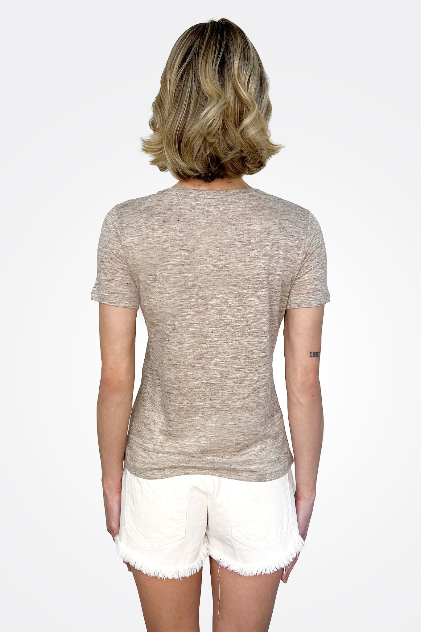 V Neck Shirt - Hemp by Purotatto — alternate view