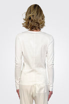Cotton Granddad Henley - Natural by Kristensen — alternate view