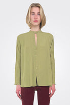 Hacking Blouse - Hunting Green by T.ba | 25 South Boutiques