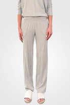 Sawyer Smocked Pant - Heather Grey by HelloNite — alternate view
