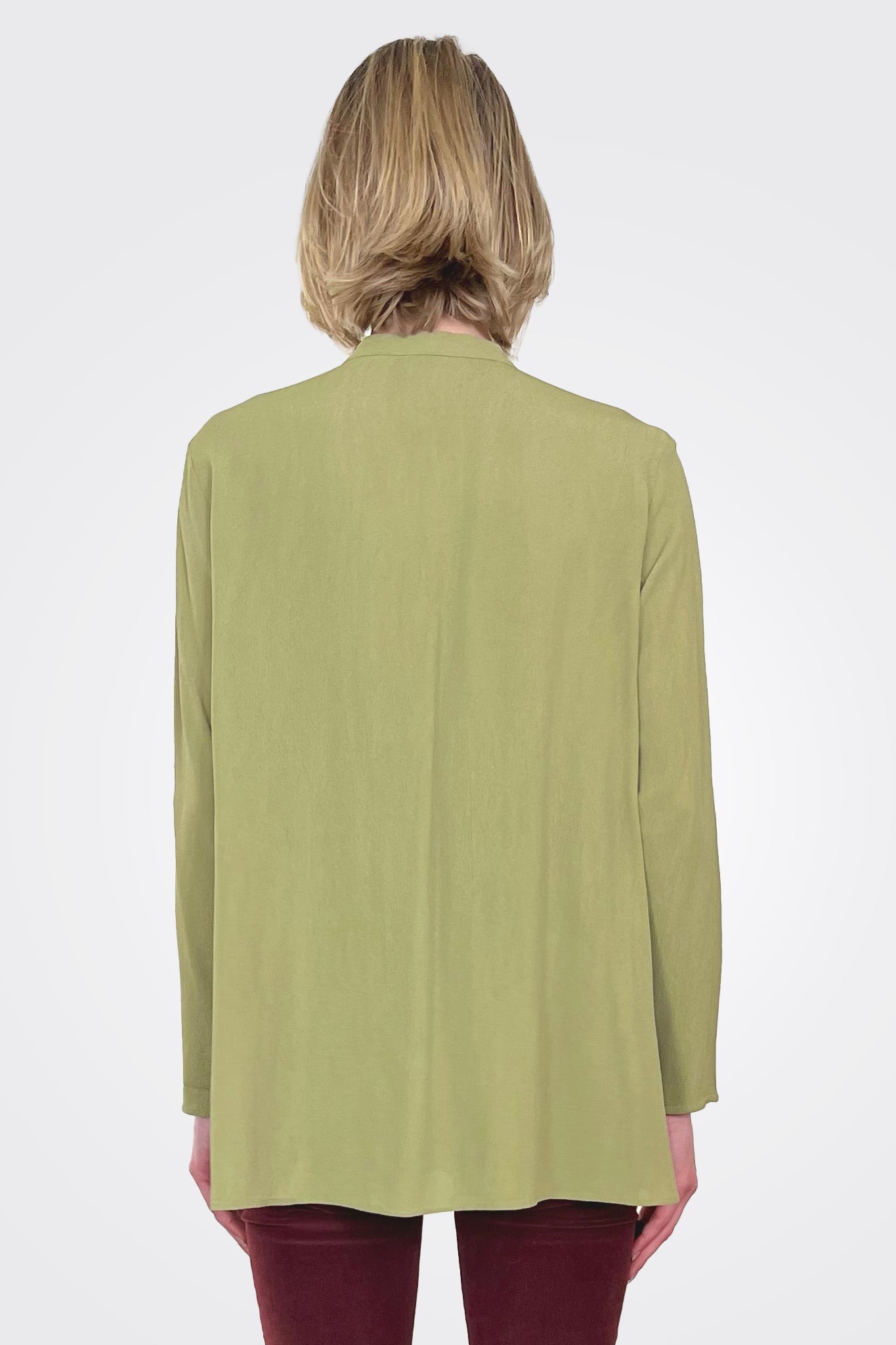 Hacking Blouse - Hunting Green by T.ba — alternate view