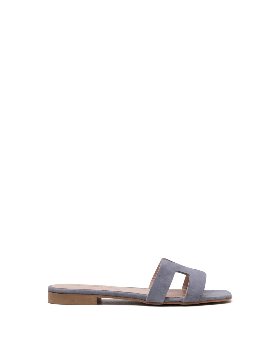 Creta H Slide - Suede Jeans by Michele Lopriore | 25 South Boutiques