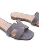 Creta H Slide - Suede Jeans by Michele Lopriore — alternate view