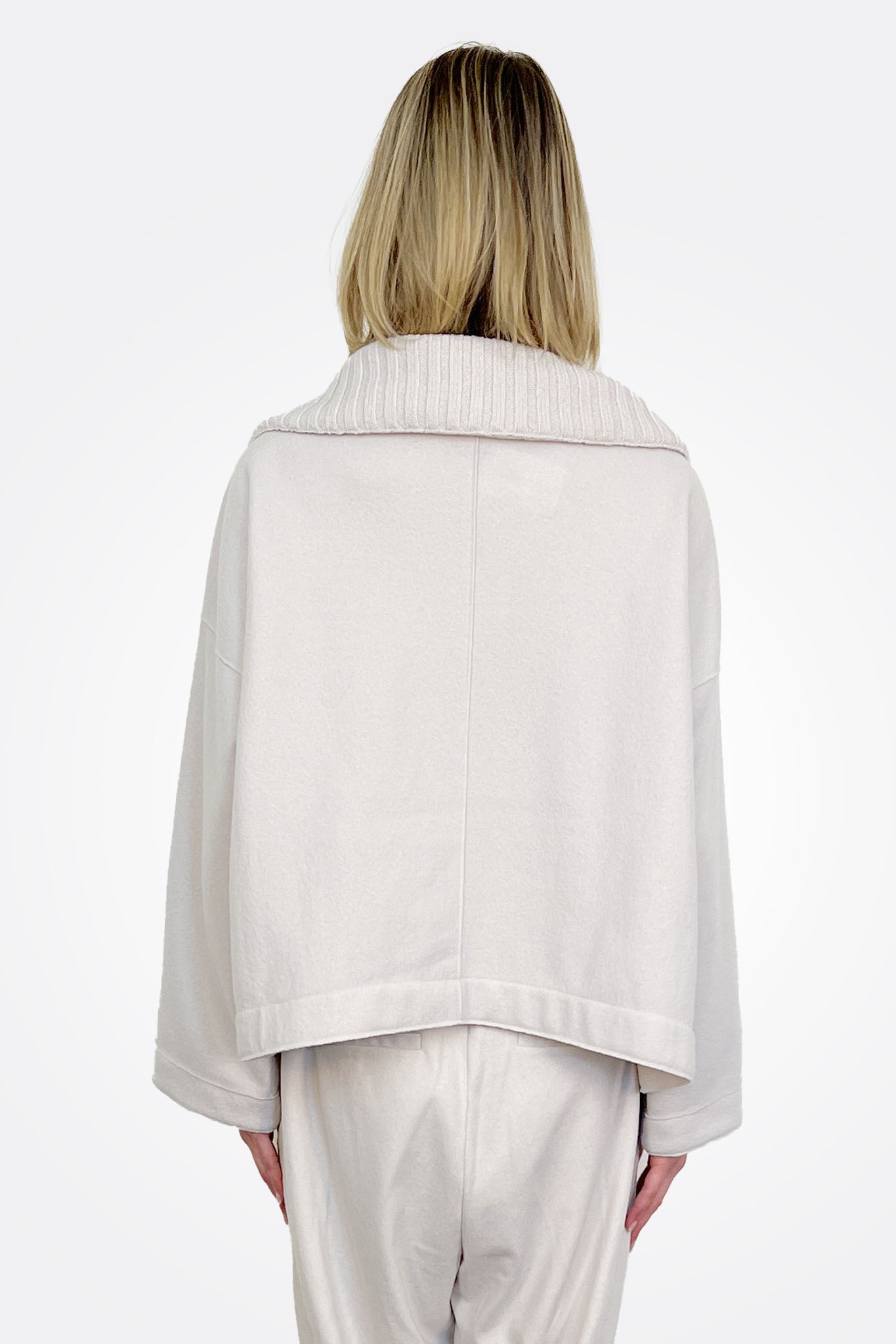 Quarter Zip Jumper - Ice by Transit Par-Such — view 3