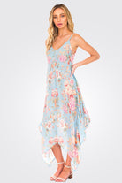 Silk Drew Dress - Ice by Tolani — view 3