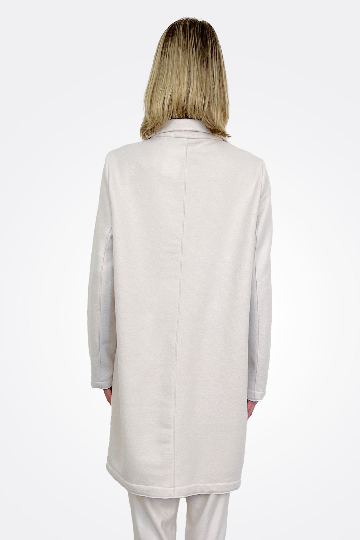 Woollen Cloth Zipped Coat - Ice by Transit Par-Such — view 4