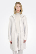 Woollen Cloth Zipped Coat - Ice by Transit Par-Such | 25 South Boutiques