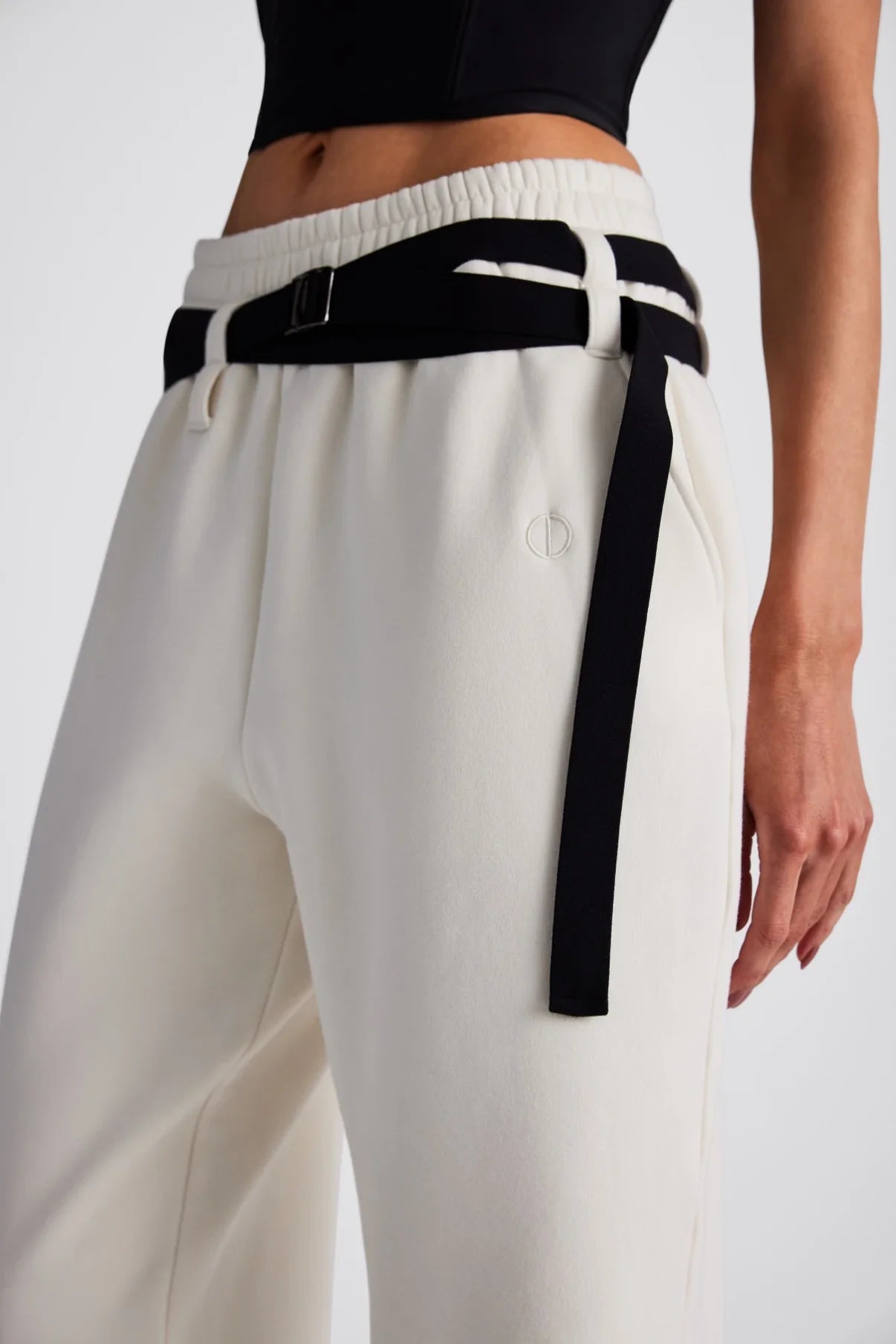 Nova French Terry Sweatpants - Coconut Milk by IN/ONE — alternate view