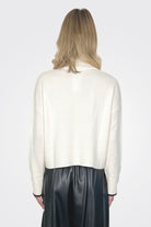 Falkland Knit Poloneck Sweater - Ivory by Pinko — alternate view
