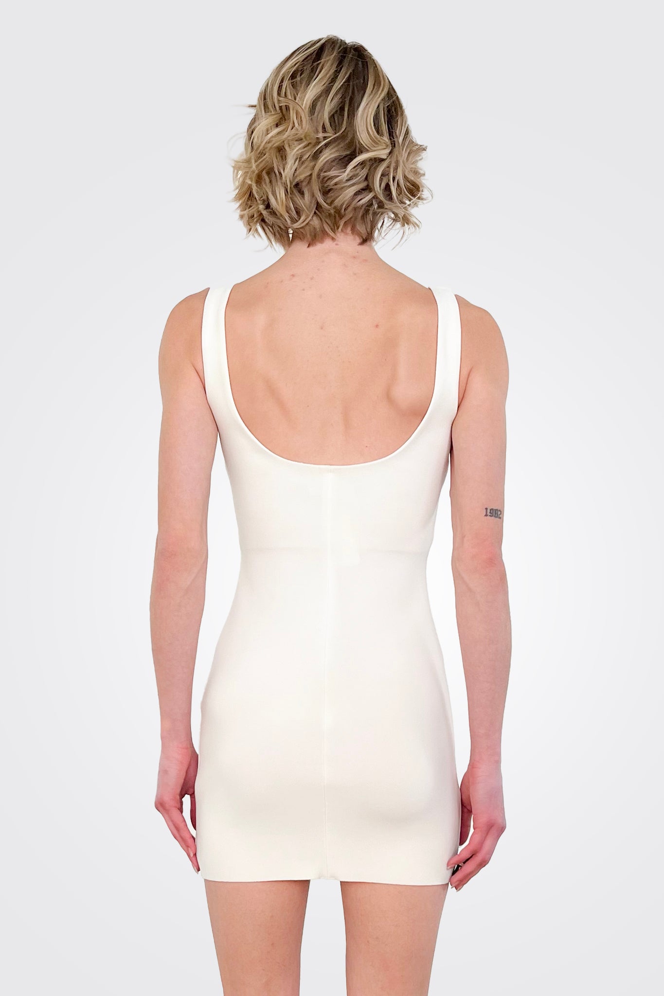 Arlette Mini Dress - Ivory by Bec & Bridge — view 3