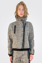 Zip Up Print Jacket - Grey by Beate Heymann — alternate view