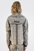 Zip Up Print Jacket - Grey by Beate Heymann — view 4