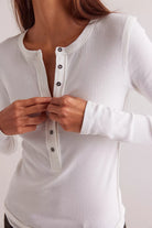 Jamie Henley Top - Ivory by Free People — view 3