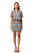 Jasmine Mini Skirt - Blue Bronze by Elliatt | 25 South Boutiques