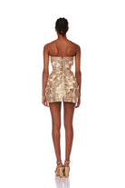 Jasmine Maraya Mini Dress - Gold by Bronx And Banco — view 3