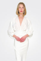 Eleonor Top - White by Just Bee Queen | 25 South Boutiques