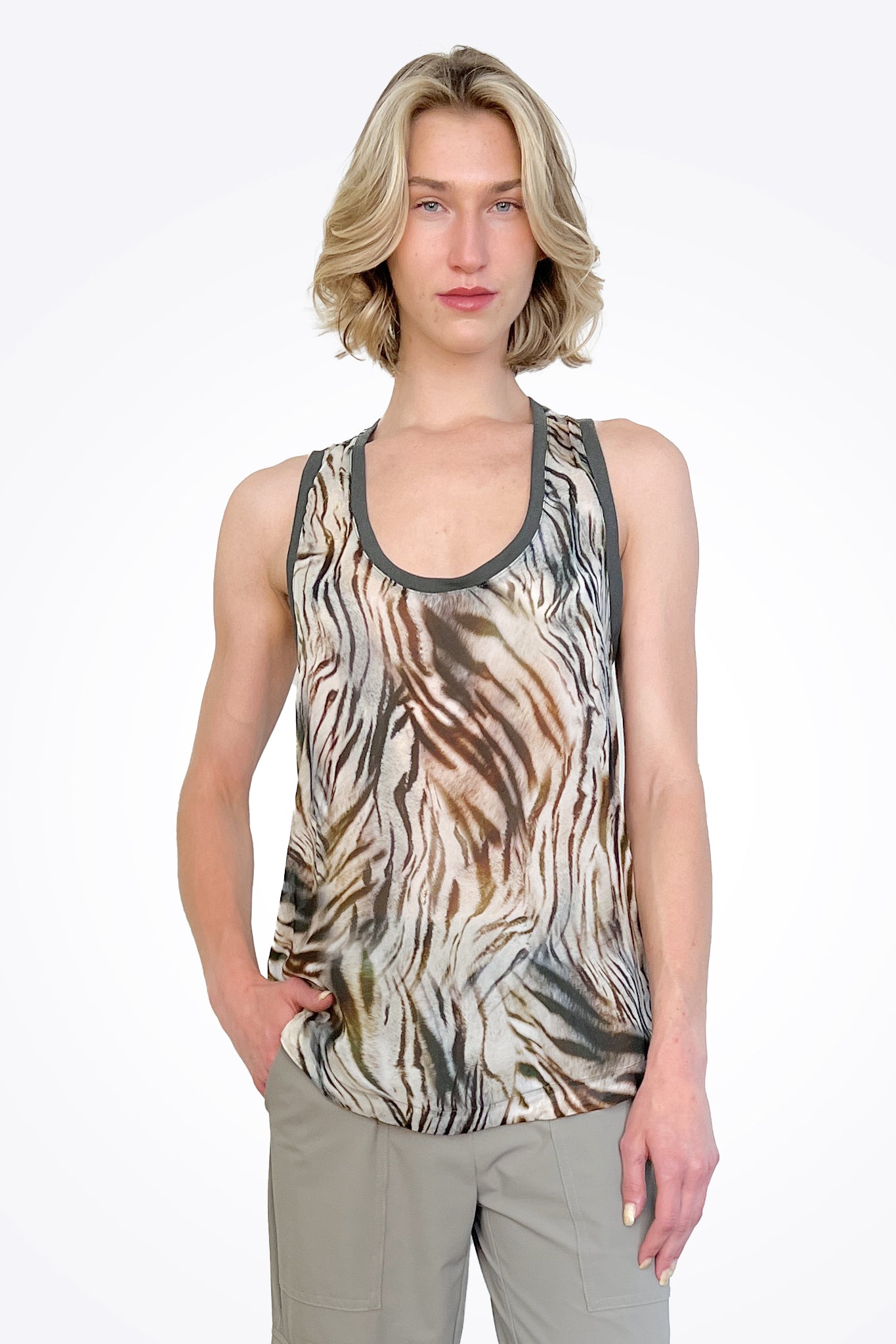 Nuria Top - Safari by Just Bee Queen | 25 South Boutiques