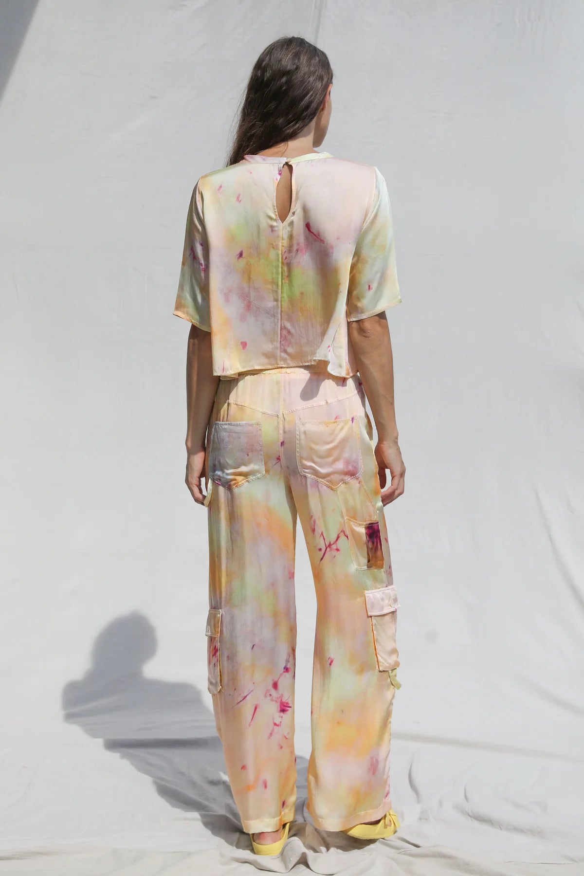 Happy Trails Cargo Pants - Ice Dye Sorbet by Jen's Pirate Booty — view 4