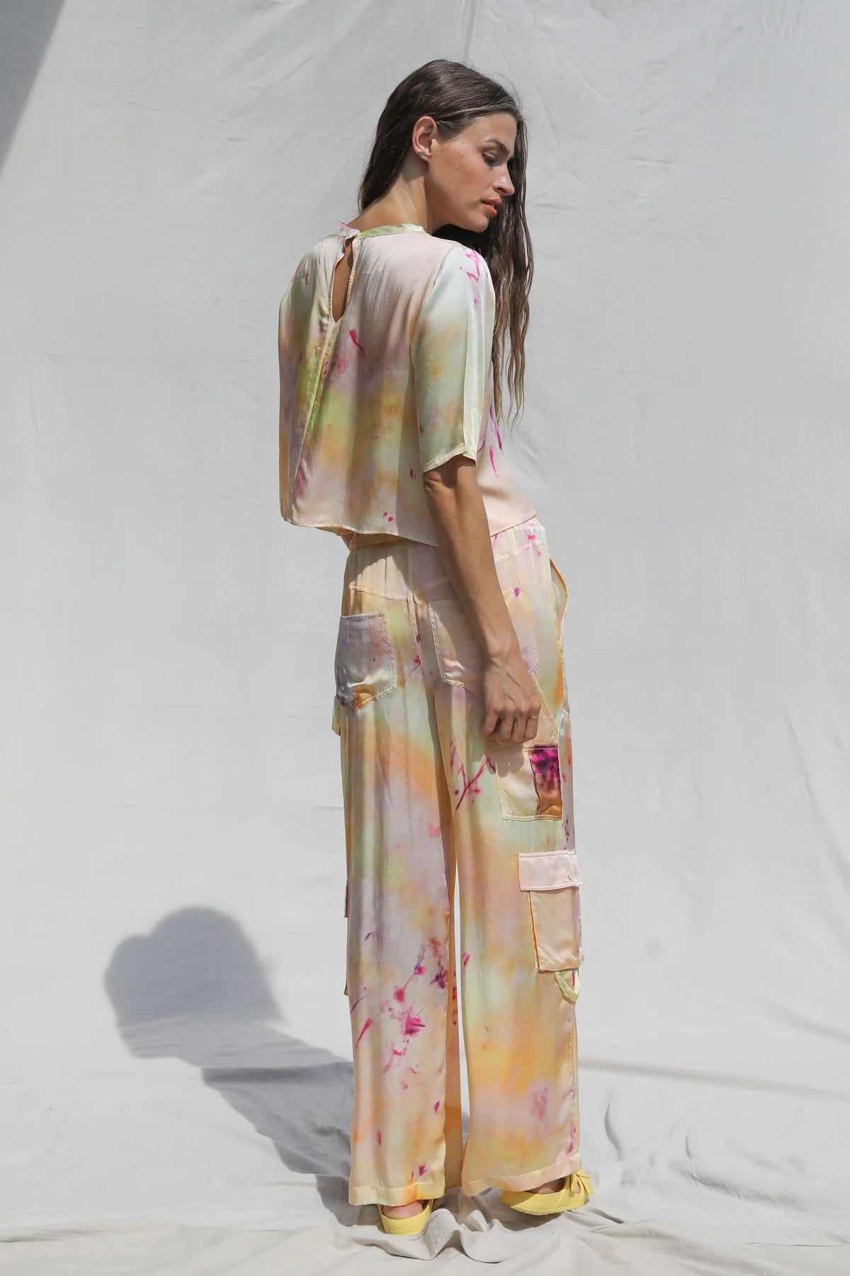 Happy Trails Cargo Pants - Ice Dye Sorbet by Jen's Pirate Booty — view 3