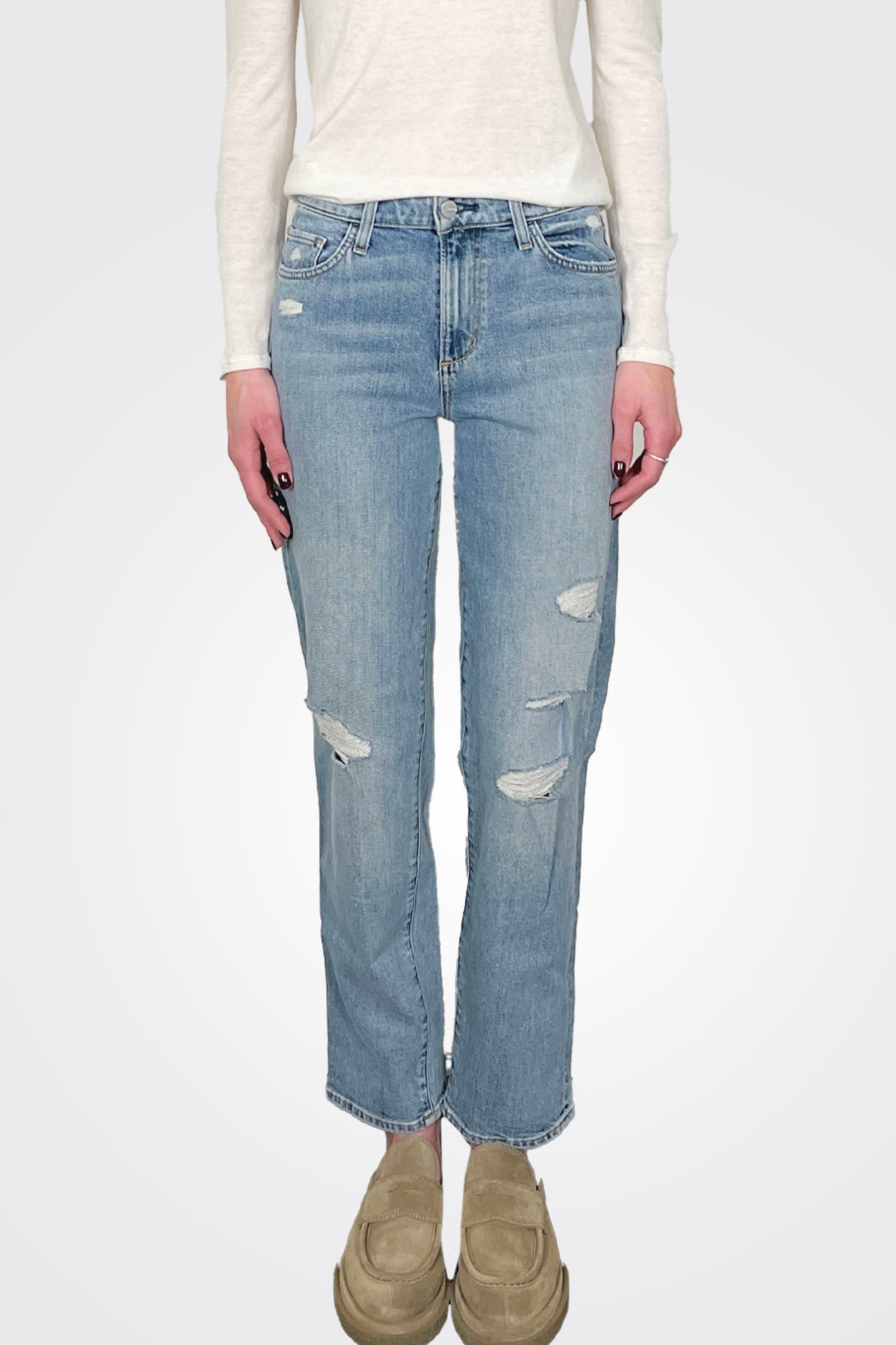 The Niki Distressed - Blue by Joe's Jeans — alternate view