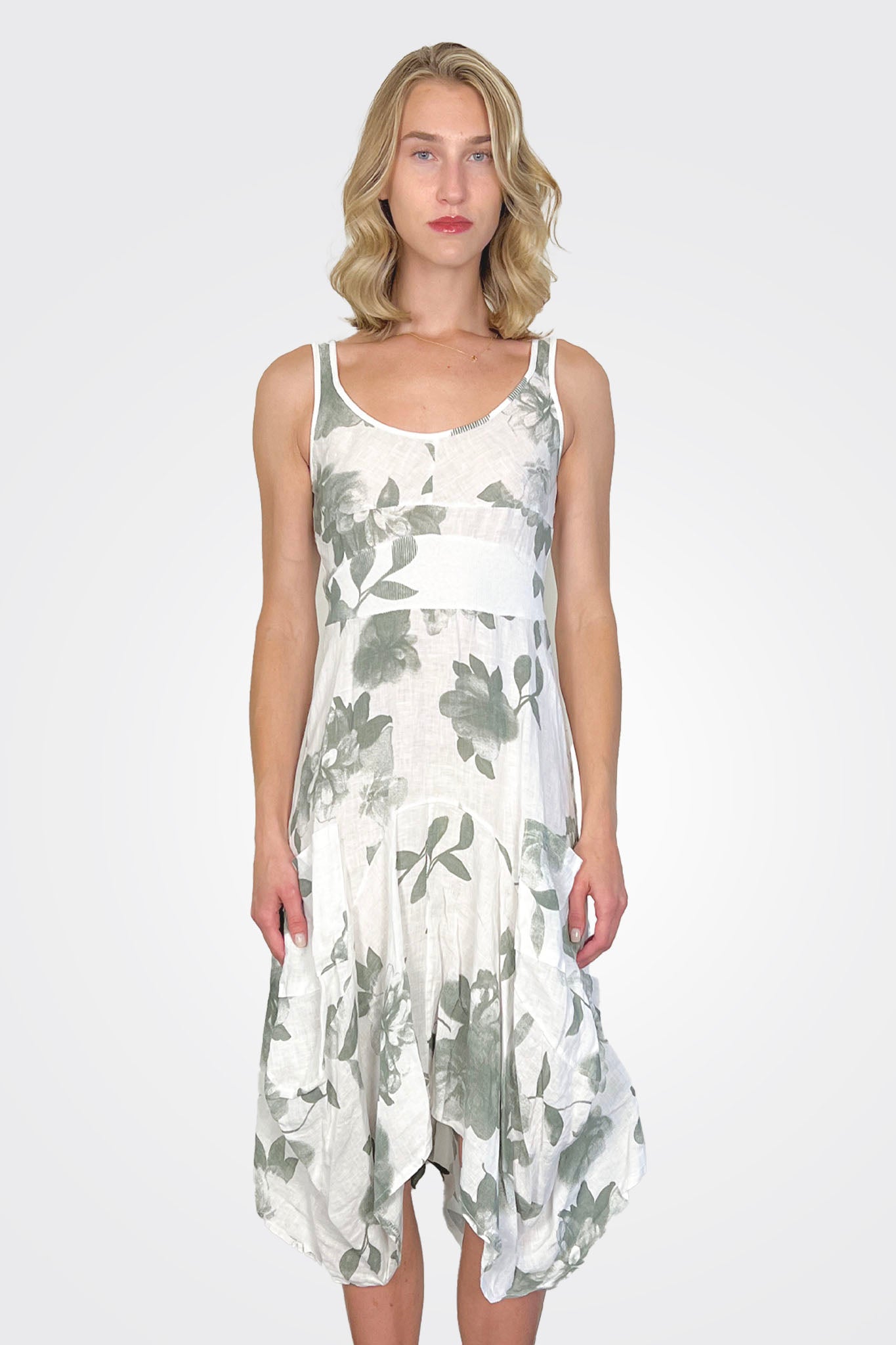 Printed Dress - Jungle Print by Inizio — alternate view
