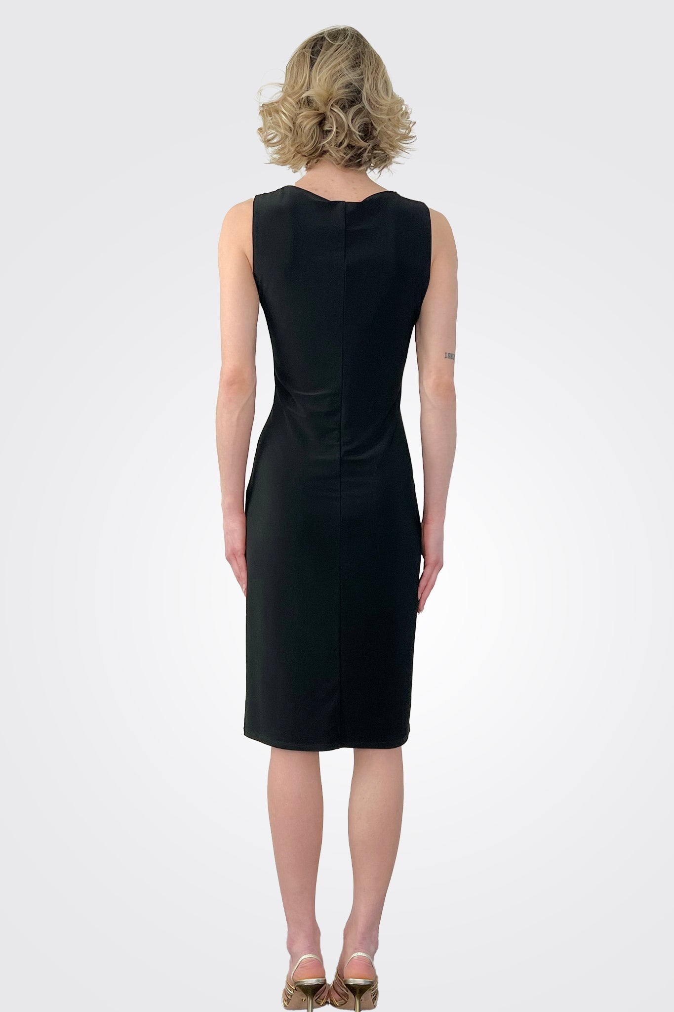 Sheath Dress - Black by Joseph Ribkoff — alternate view