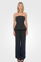 Cillian Straight Leg Pant - Black by Jonathan Simkhai | 25 South Boutiques