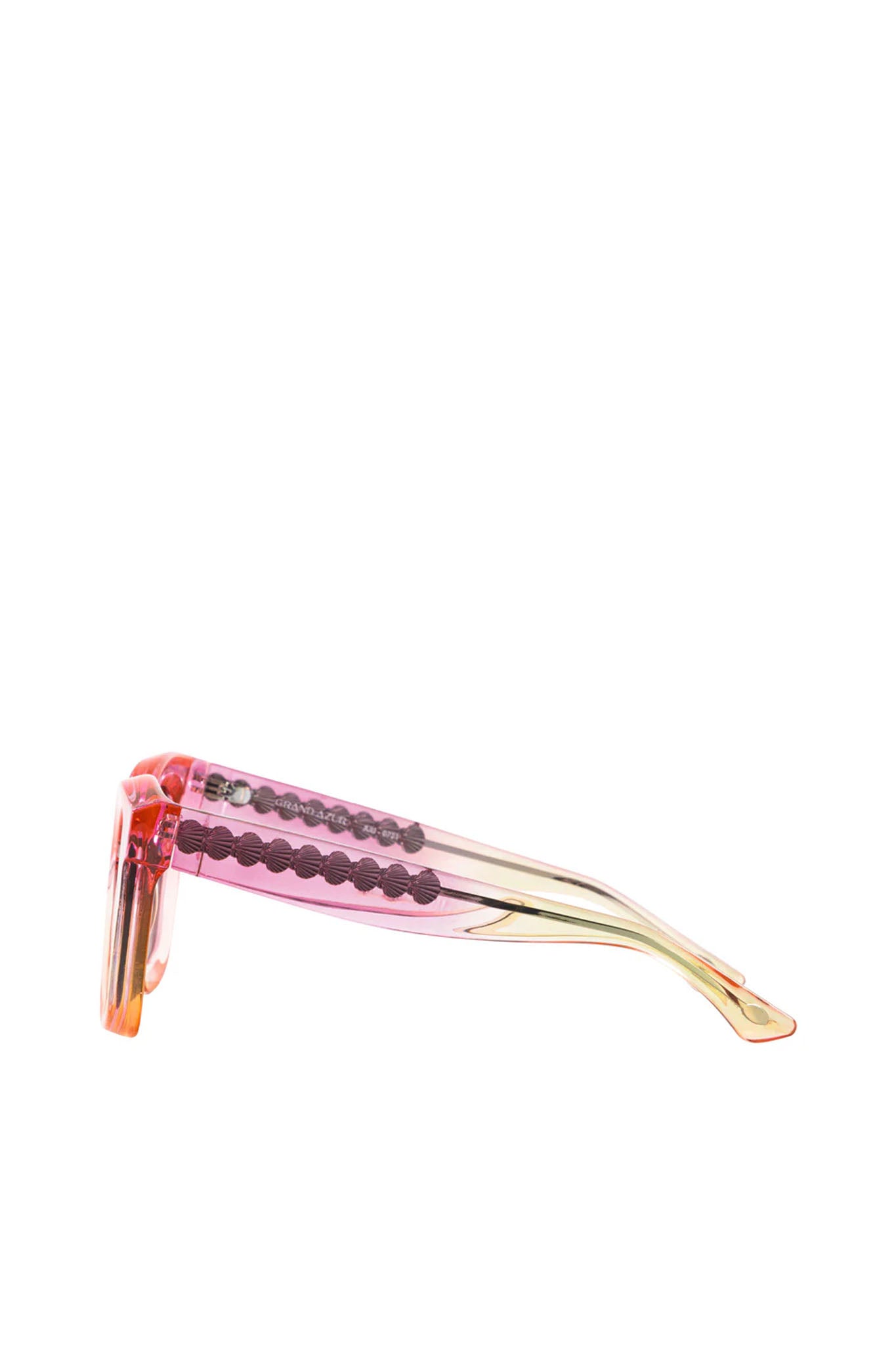 Juli Sunglasses - Orchid Pink & Lemonade Gradient by Grand Azur — view 4