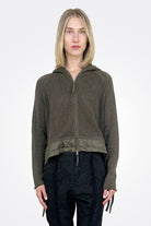 Padded Hem Flared Cardigan - Jungle by Rundholz | 25 South Boutiques