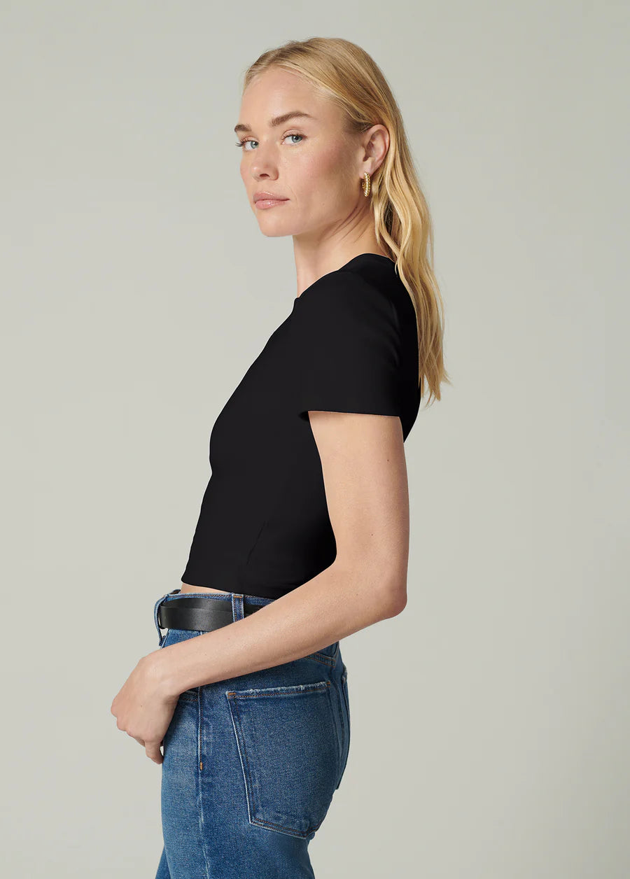 The Baby Tee - Black by Joe's Jeans — alternate view