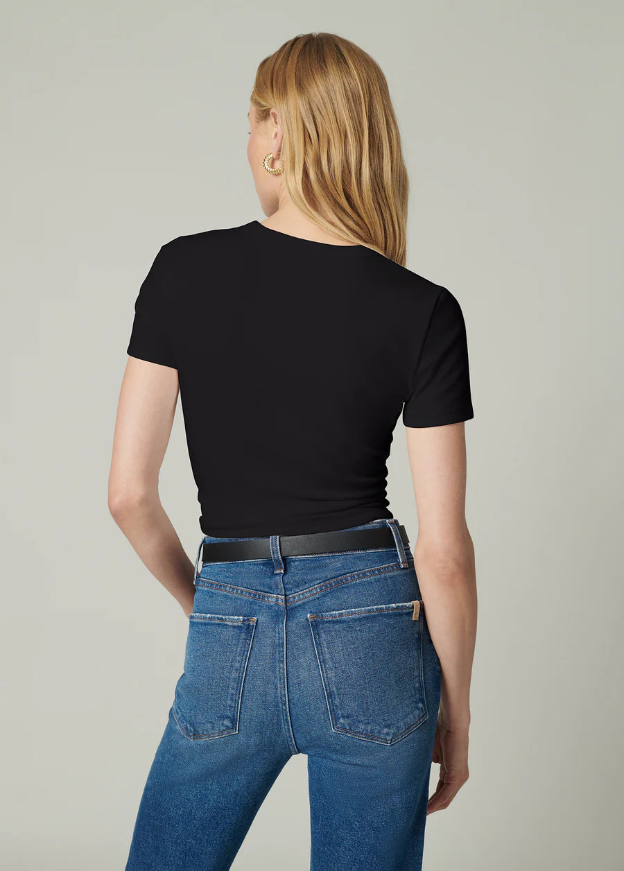 The Baby Tee - Black by Joe's Jeans — view 3