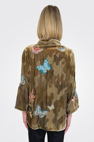 Luciana Velvet Blouse - Multi by Johnny Was — alternate view