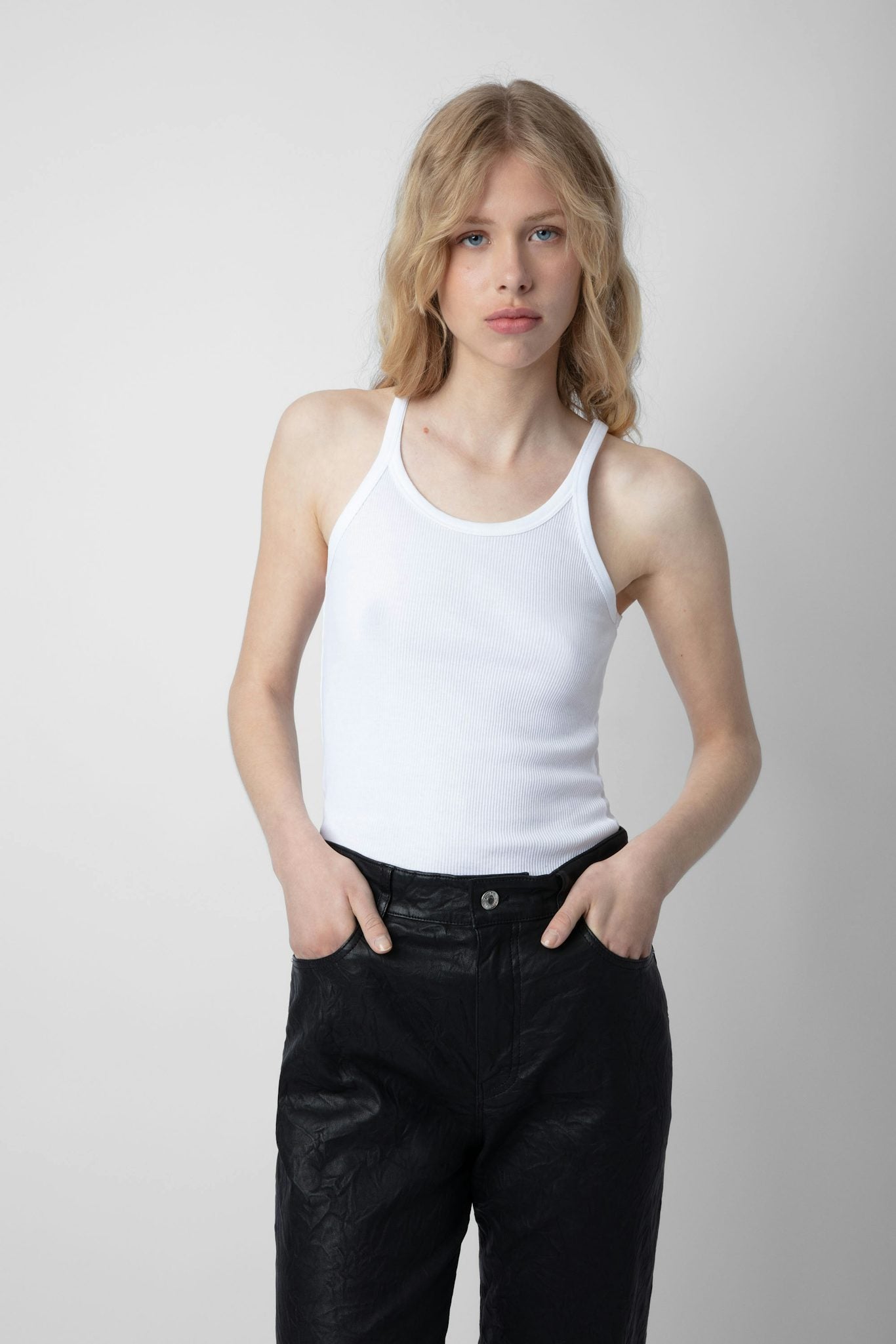 Alba Wing Tank Top - White by Zadig & Voltaire | 25 South Boutiques