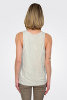 Scoop Neck Tank - Natural by Kristensen — alternate view