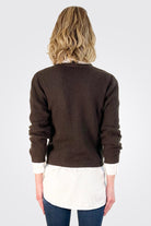 Rib Cardigan - Kakao by Private 0204 — alternate view