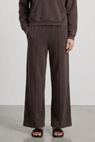 Puka Wide Leg Lounge Pant - Black Bean by Keeling — alternate view