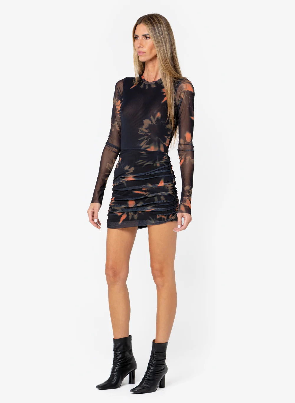 Kennedy Dress - Flame Mirage by Just Bee Queen | 25 South Boutiques