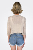 Ballet 3/4 Sleeve Top - Khaki by Wooden Ships — alternate view