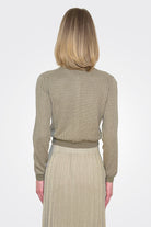Cardigan - Khaki by Gran Sasso — alternate view
