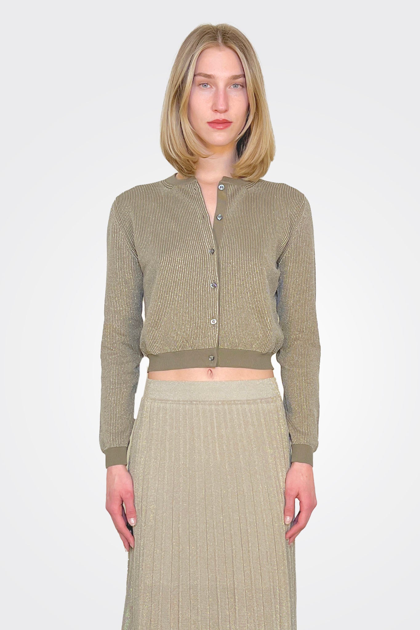 Cardigan - Khaki by Gran Sasso | 25 South Boutiques