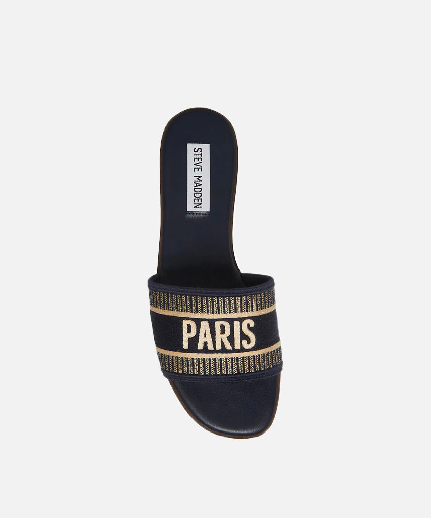 Knox Paris Slide - Navy by Steve Madden — alternate view