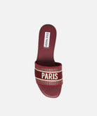 Knox Paris Slide - Burgundy by Steve Madden — alternate view