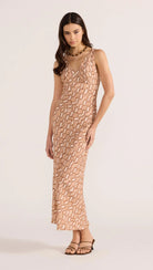 Koa Bias MIdi Dress - Snake by Mink Pink | 25 South Boutiques
