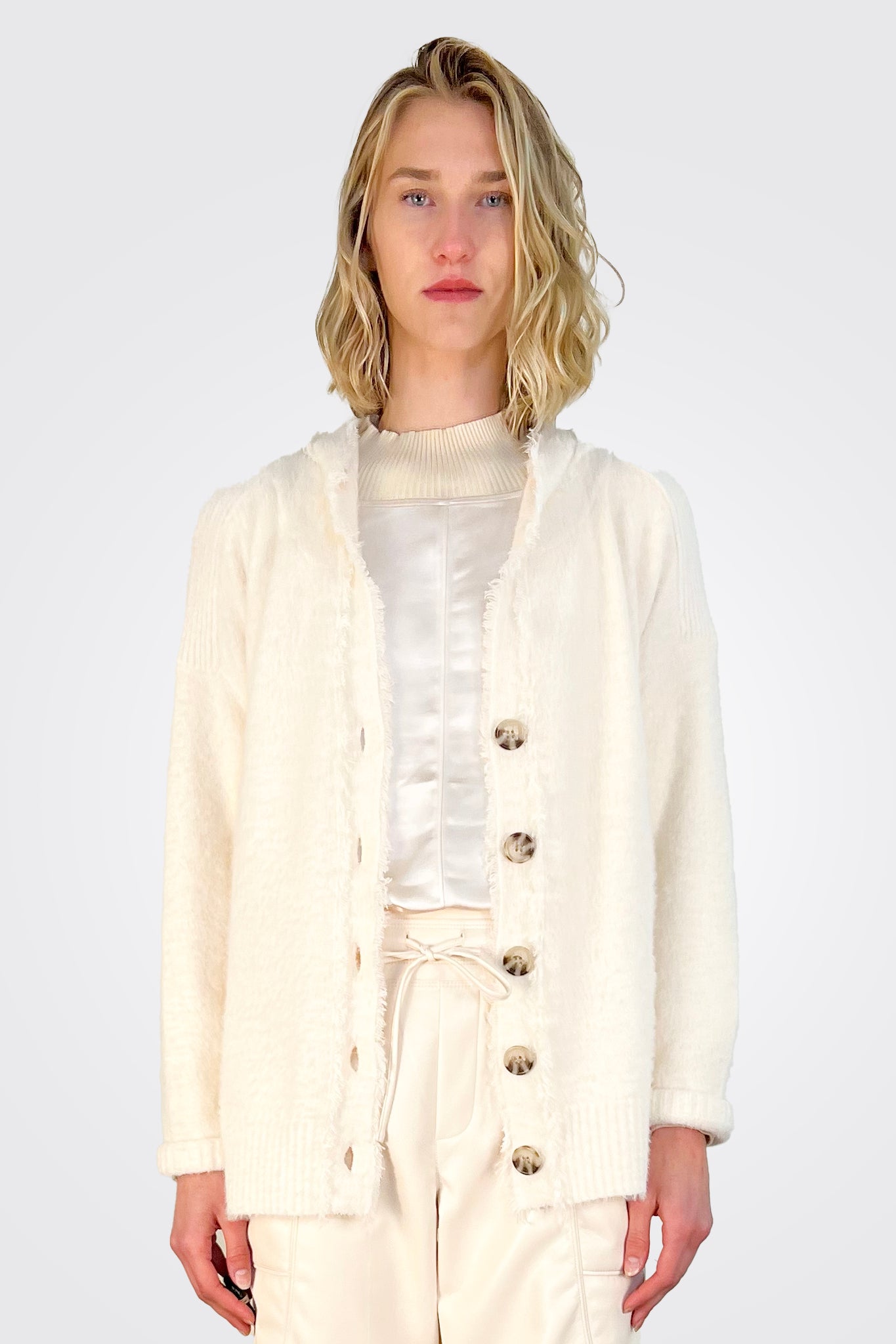 Koa Cardigan - Cream by Melissa Nepton | 25 South Boutiques