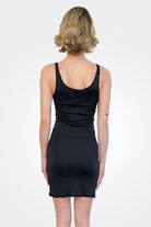 Slip Tank Dress - Black by Kristensen — view 3