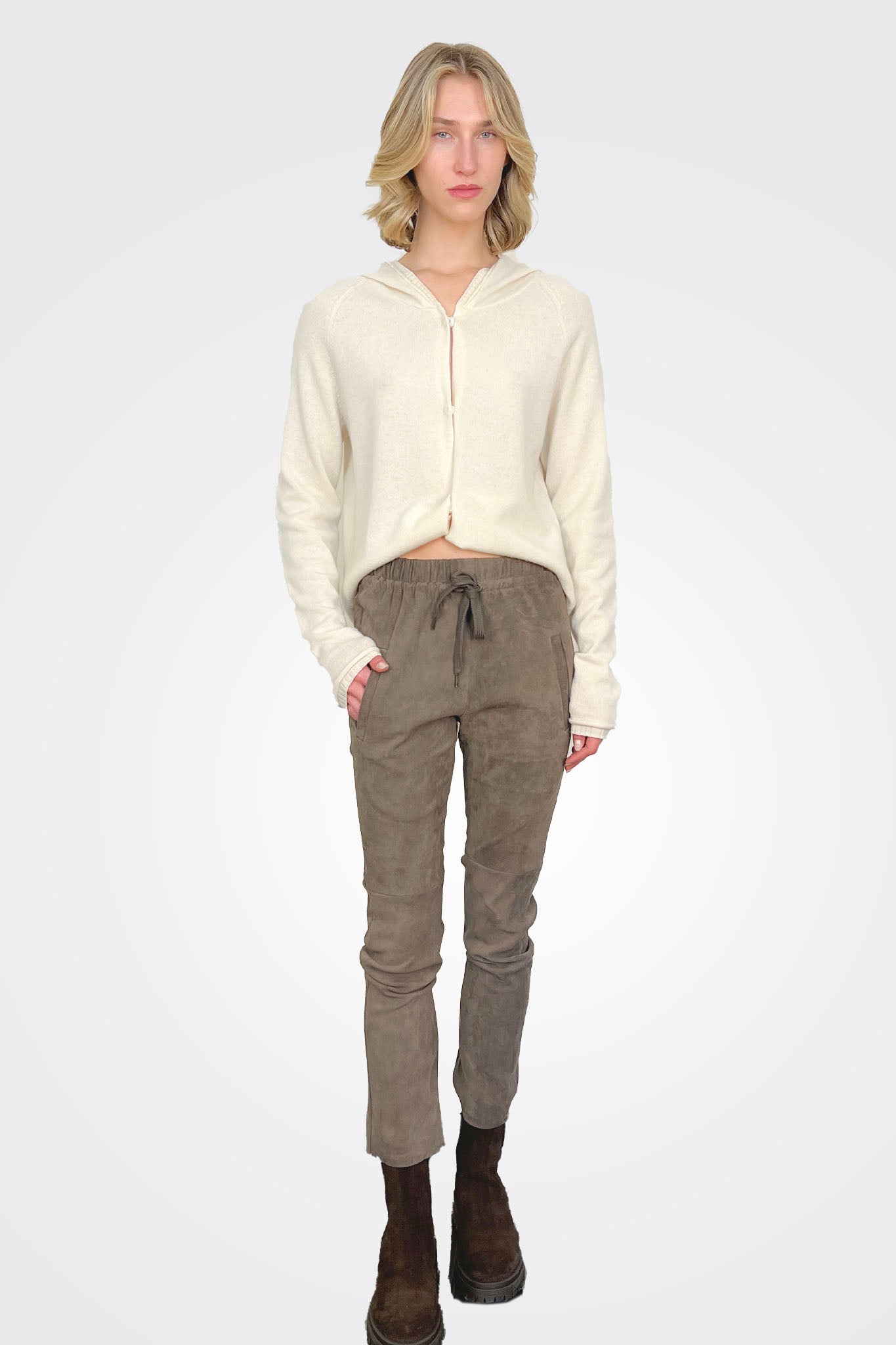 Suede Pants - Clay by Kristensen | 25 South Boutiques