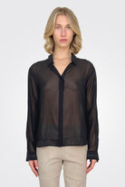 Silk Shirt - Black by Kristensen | 25 South Boutiques