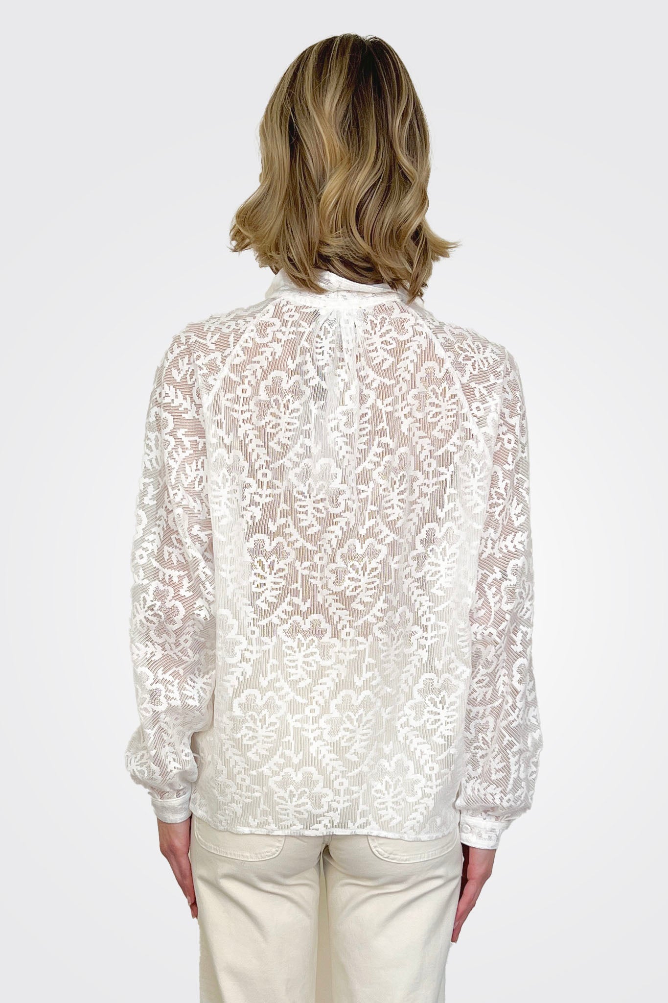 Lace Blouse - Frangipani by Forte Forte — view 3