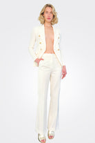 Wide Leg Trousers - Latte by Circolo | 25 South Boutiques